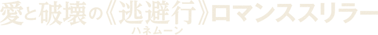 愛と破壊の《逃避行(ハネムーン)》ロマンススリラー